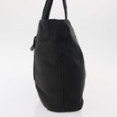 PRADA Tote Bag Nylon Black Silver Auth bs31170-4