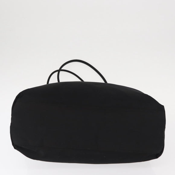PRADA Shoulder Bag Nylon Black Silver Auth bs31171