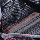 PRADA Shoulder Bag Nylon Black Silver Auth bs31171-10