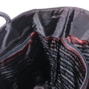PRADA Shoulder Bag Nylon Black Silver Auth bs31171-20