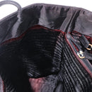 PRADA Shoulder Bag Nylon Black Silver Auth bs31171-23