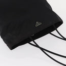PRADA Shoulder Bag Nylon Black Silver Auth bs31171-7