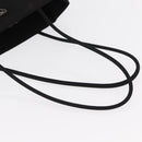 PRADA Shoulder Bag Nylon Black Silver Auth bs31171-8