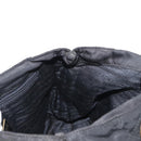 PRADA Chain Hand Bag Nylon Black Gold Auth bs31172-17