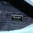 PRADA Tote Bag Nylon Khaki Silver Auth bs31174-18