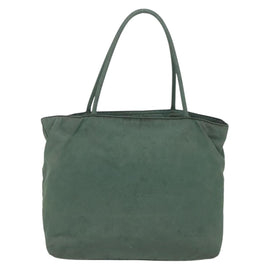 PRADA Tote Bag Nylon Khaki Silver Auth bs31174 - 0