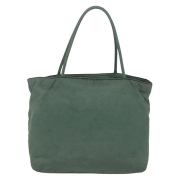 PRADA Tote Bag Nylon Khaki Silver Auth bs31174 - 0