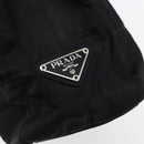 PRADA Tote Bag Nylon Black Silver Auth bs31175-14