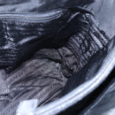 PRADA Tote Bag Nylon Black Silver Auth bs31175-18