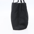 PRADA Tote Bag Nylon Black Silver Auth bs31175-5