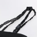 PRADA Tote Bag Nylon Black Silver Auth bs31175-8