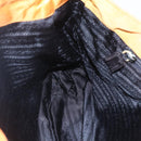 PRADA Chain Shoulder Bag Nylon Orange Gold Auth bs31177-21