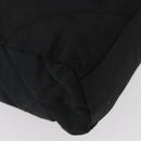 PRADA Chain Shoulder Bag Nylon Black Gold Auth bs31178-14