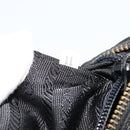 PRADA Chain Shoulder Bag Nylon Black Gold Auth bs31178-24