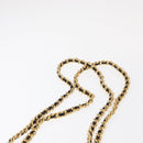 PRADA Chain Shoulder Bag Nylon Black Gold Auth bs31178-8