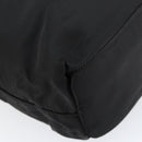PRADA Hand Bag Nylon Black Silver Auth bs31179-16