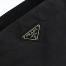PRADA Hand Bag Nylon Black Silver Auth bs31179-17