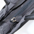 PRADA Hand Bag Nylon Black Silver Auth bs31179-10