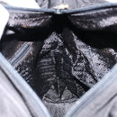 PRADA Hand Bag Nylon Black Silver Auth bs31179-19