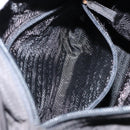 PRADA Hand Bag Nylon Black Silver Auth bs31179-22