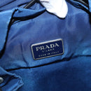 PRADA Backpack Nylon Blue Silver Auth bs31181-24