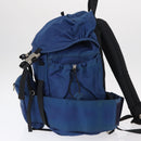 PRADA Backpack Nylon Blue Silver Auth bs31181-3