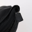 PRADA Tote Bag Nylon Black Silver Auth bs31182-10