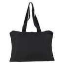 PRADA Tote Bag Nylon Black Silver Auth bs31182-2