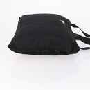 PRADA Tote Bag Nylon Black Silver Auth bs31182-3