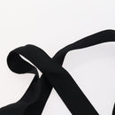 PRADA Tote Bag Nylon Black Silver Auth bs31182-8