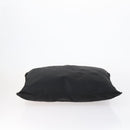 PRADA Tote Bag Nylon Black Silver Auth bs31182-5