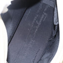 Salvatore Ferragamo Gancini Tote Bag Canvas 2way Beige Silver Auth bs31186-11