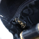 Salvatore Ferragamo Shoulder Bag Leather Black Gold Auth bs31188-15