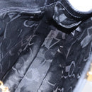 Salvatore Ferragamo Shoulder Bag Leather Black Gold Auth bs31188-17