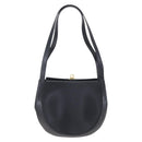 Salvatore Ferragamo Shoulder Bag Leather Black Gold Auth bs31188-2