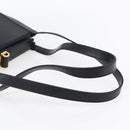 Salvatore Ferragamo Shoulder Bag Leather Black Gold Auth bs31188-7