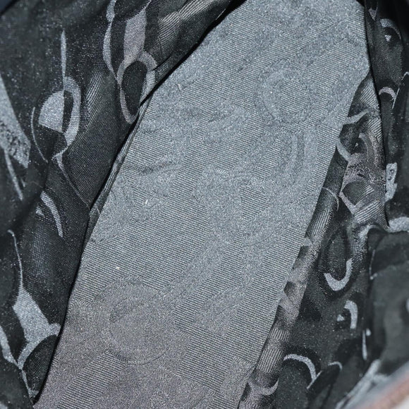 Salvatore Ferragamo Shoulder Bag Leather Canvas 2 Set Black Beige Auth bs31189