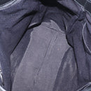 Salvatore Ferragamo Gancini Tote Bag Canvas Black Silver Auth bs31190-16