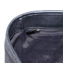 Salvatore Ferragamo Gancini Tote Bag Canvas Black Silver Auth bs31190-19