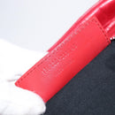 BALENCIAGA Hand Bag Leather Red Silver Auth bs31192-12