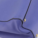 FENDI PETITE 2JOURS Hand Bag Leather Purple Gold Auth bs31194-10