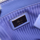 FENDI PETITE 2JOURS Hand Bag Leather Purple Gold Auth bs31194-19