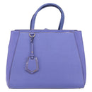 FENDI PETITE 2JOURS Hand Bag Leather Purple Gold Auth bs31194-13