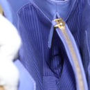 FENDI PETITE 2JOURS Hand Bag Leather Purple Gold Auth bs31194-21