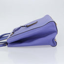 FENDI PETITE 2JOURS Hand Bag Leather Purple Gold Auth bs31194-4