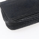 BALLY Chain Shoulder Bag Leather Black Gold Auth bs31195-16