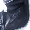 BALLY Chain Shoulder Bag Leather Black Gold Auth bs31195-21