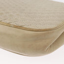 BALLY Chain Shoulder Bag Leather White Gold Auth bs31196-16