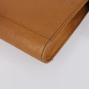 Burberrys Clutch Bag Leather 2 Set Black Brown Auth bs31198-15