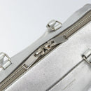 SAINT LAURENT Hand Bag Leather 2way Silver 297957 Auth bs31199-19